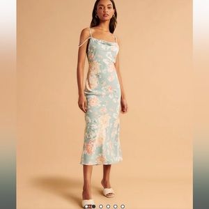 Abercrombie Cowl Neck Slip Maxi Dress